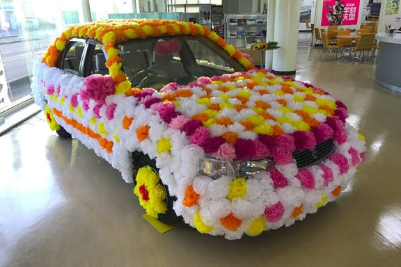 社会貢献活動 笑顔の花冠 トヨタカローラ佐賀